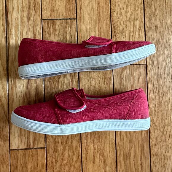 Vintage Women’s Red Canvas Grasshoppers by Keds Size 8 1/2 - Picture 5 of 12